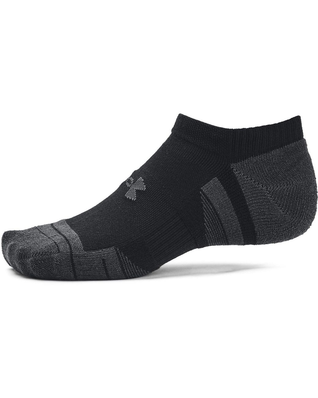 Under Armour Black Ua Performance Tech 3-Pack No Show Socks