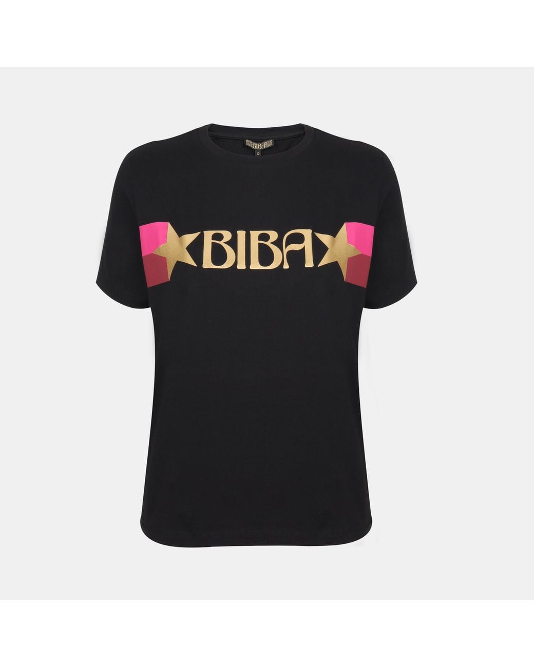 Biba Black Logo T-Shirt