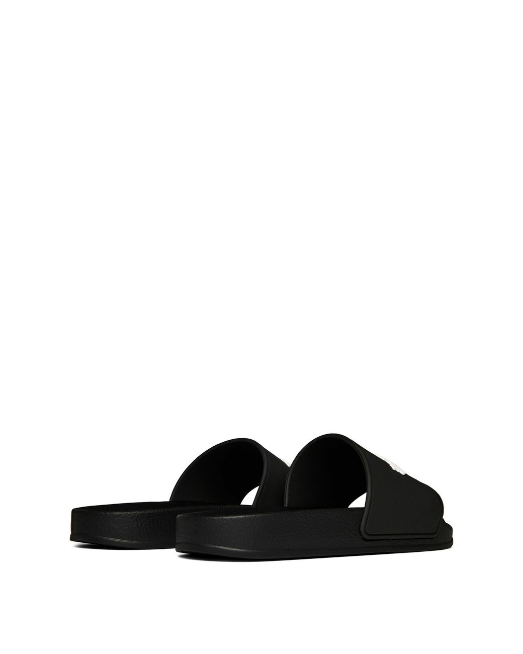 Palm Angels Black Monogram Pool Slider