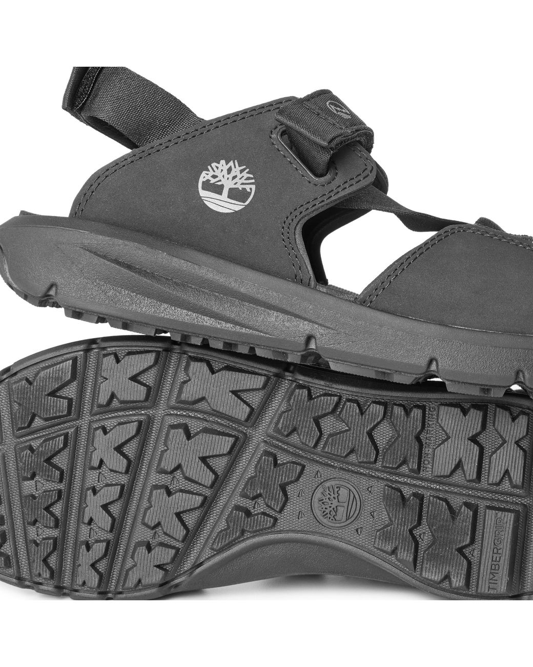 Timberland Gray Backstrap Flat Sandals for men