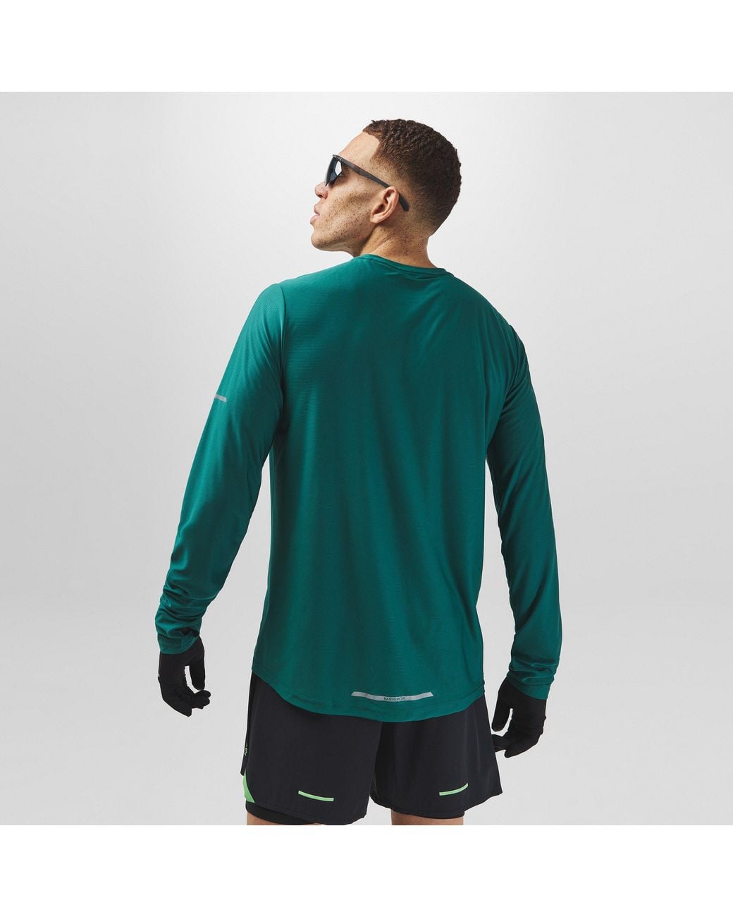Karrimor Green Long Sleeve Run T Shirt for men