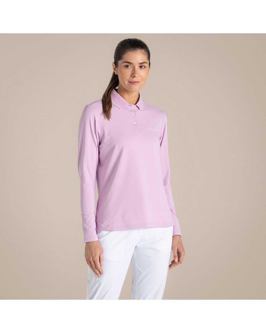 Craghoppers Pink Nosilife Thornbury Long-Sleeved Quick-Dryin