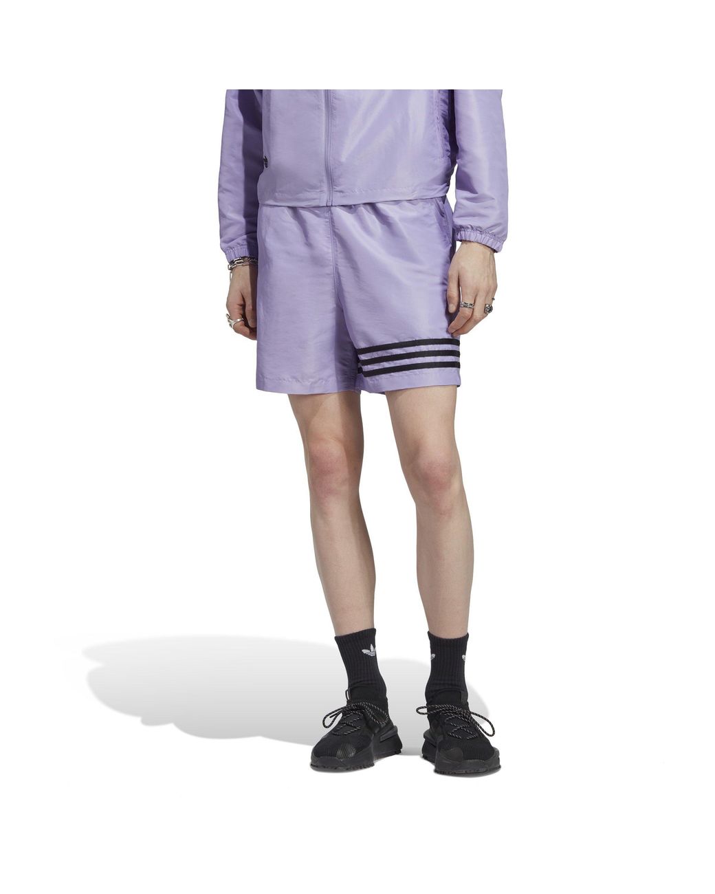 Adidas Originals Purple Performance Gym Shorts for men