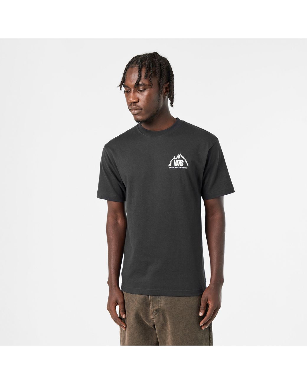 Vans Black Mte Crestline T-Shirt for men