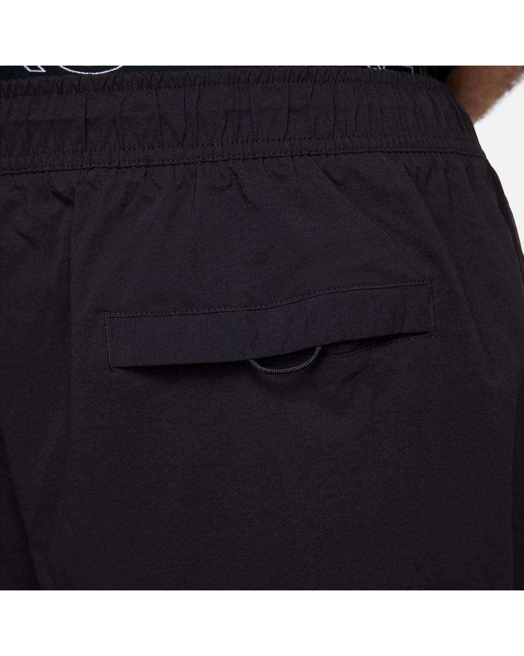 Nike Black Tech Woven Oversized Trousers for men