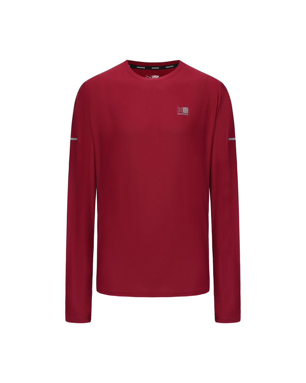 Karrimor Red Long Sleeve Run T Shirt for men