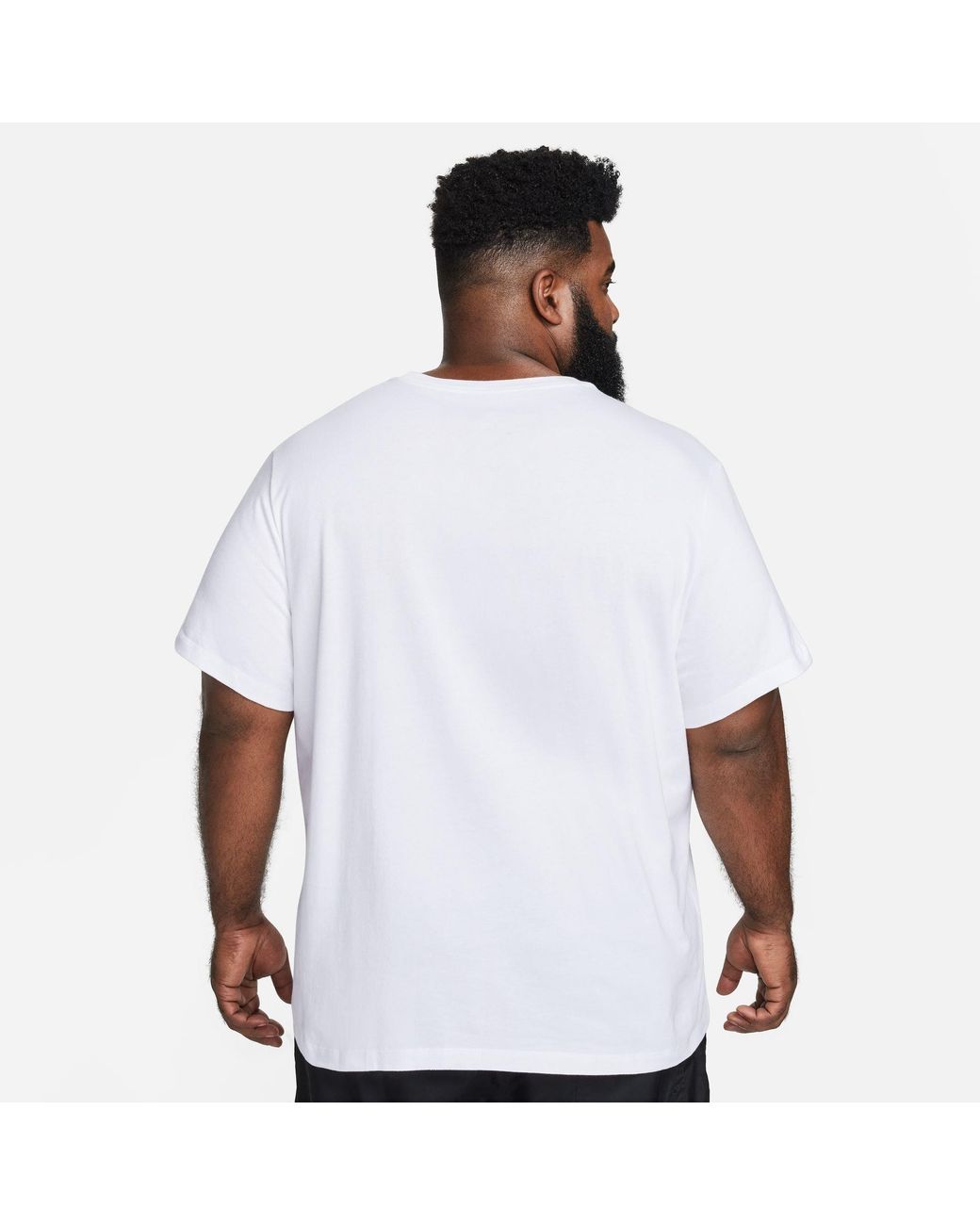Nike White Sportswear Club T-Shirt for men