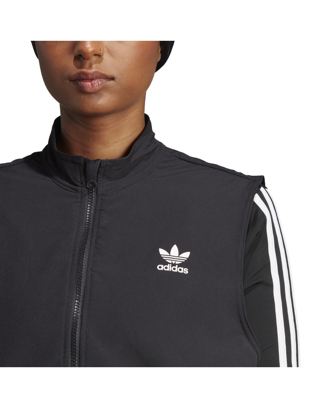 Adidas Originals Black Adidas Adicolor Full-Cover Wear Top
