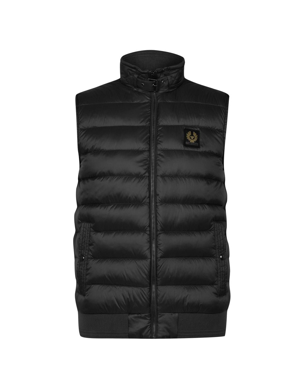 Belstaff Black Circuit Water Resistant Duck Down Sleeveless Gilet for men