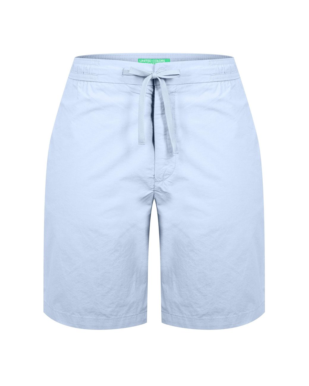 Benetton Blue Woven Tracksuit Shorts for men