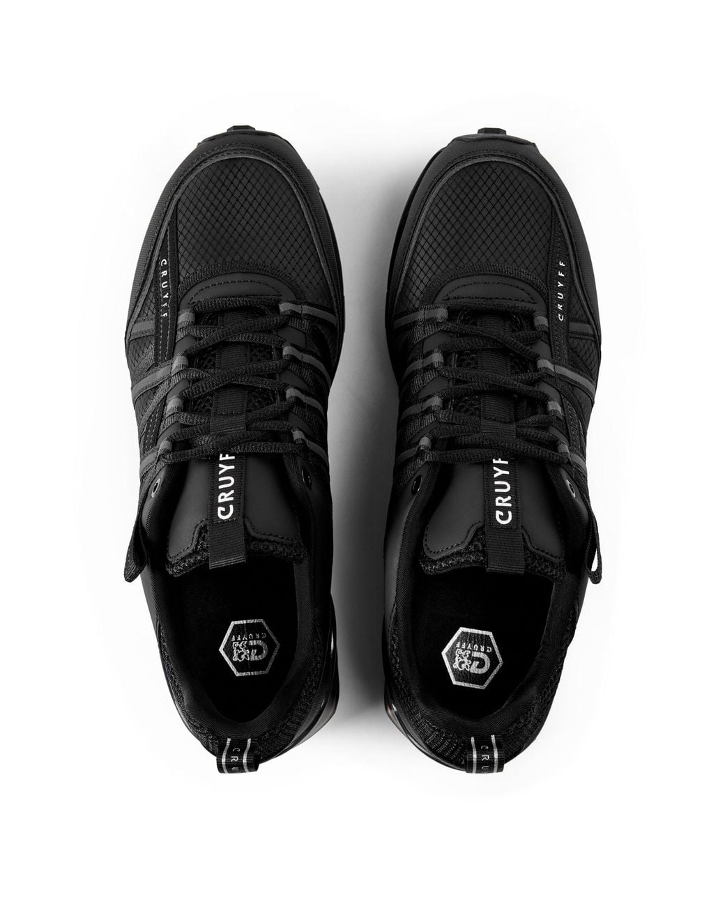 Cruyff Black Fearia Low-Top Trainers for men