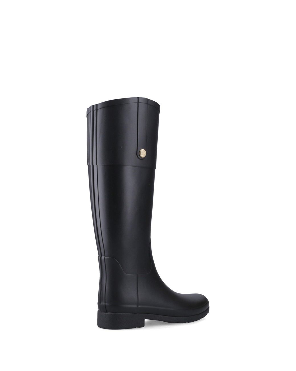 Hunter Black Refined Trim Riding Boot