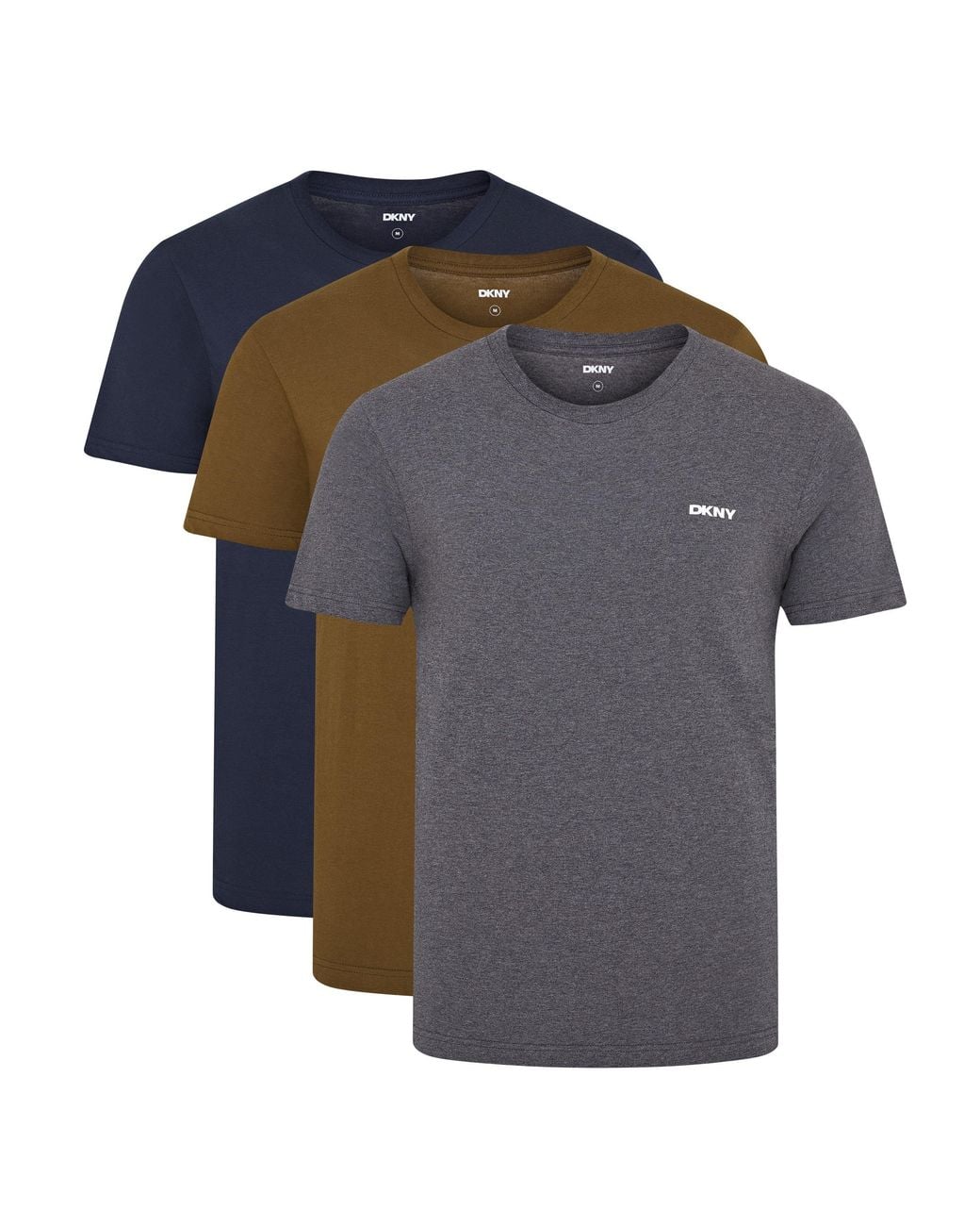DKNY Gray 3 Pack Short Sleeve T-Shirts Giants for men