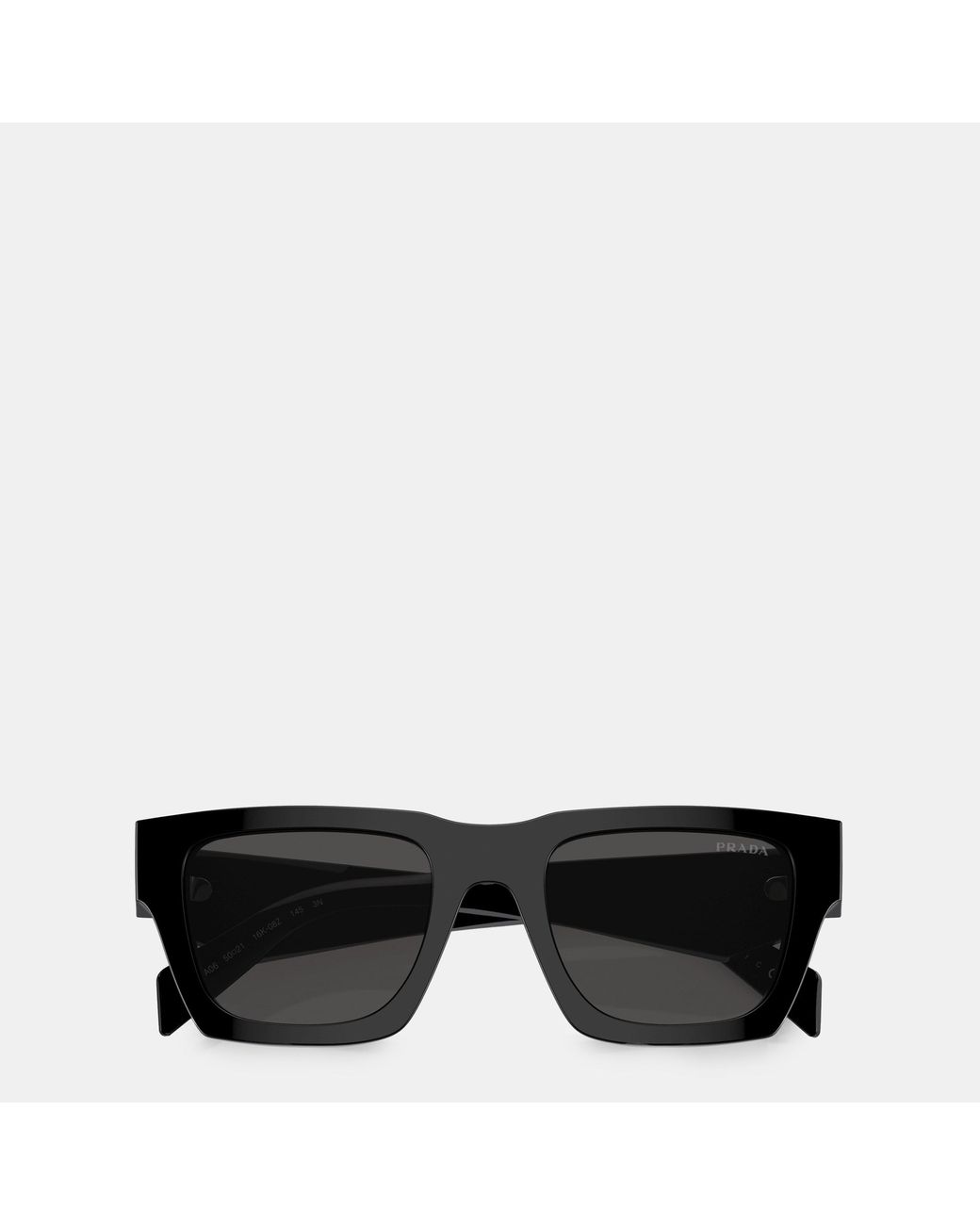 Prada Gray Square Symbole Sunglasses for men
