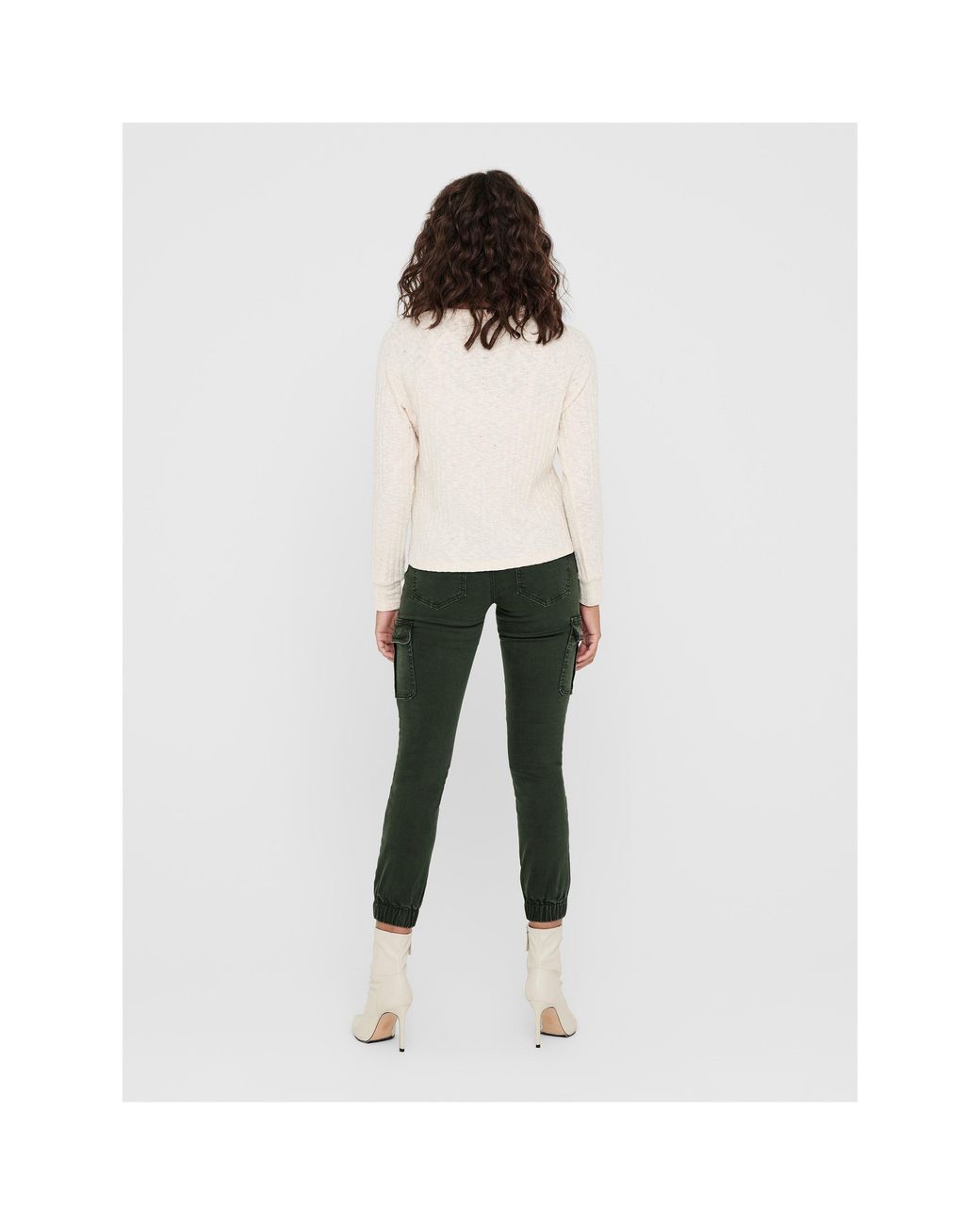 ONLY Green Cargo Trousers