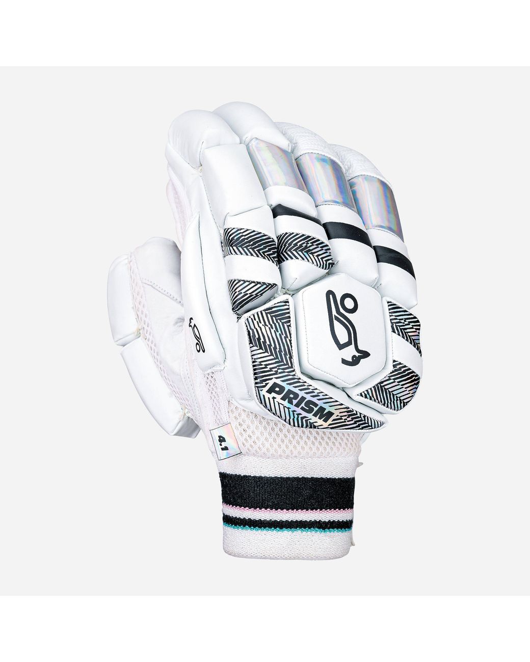 Kookaburra Sport White Kookaburra Prism 4.1 Batting Gloves