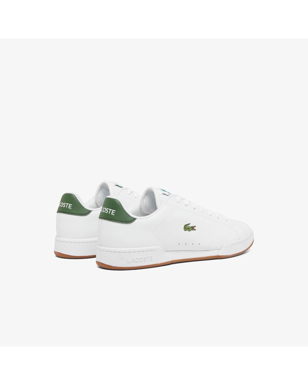 Lacoste White Carnaby Cup Leather Sneakers for men