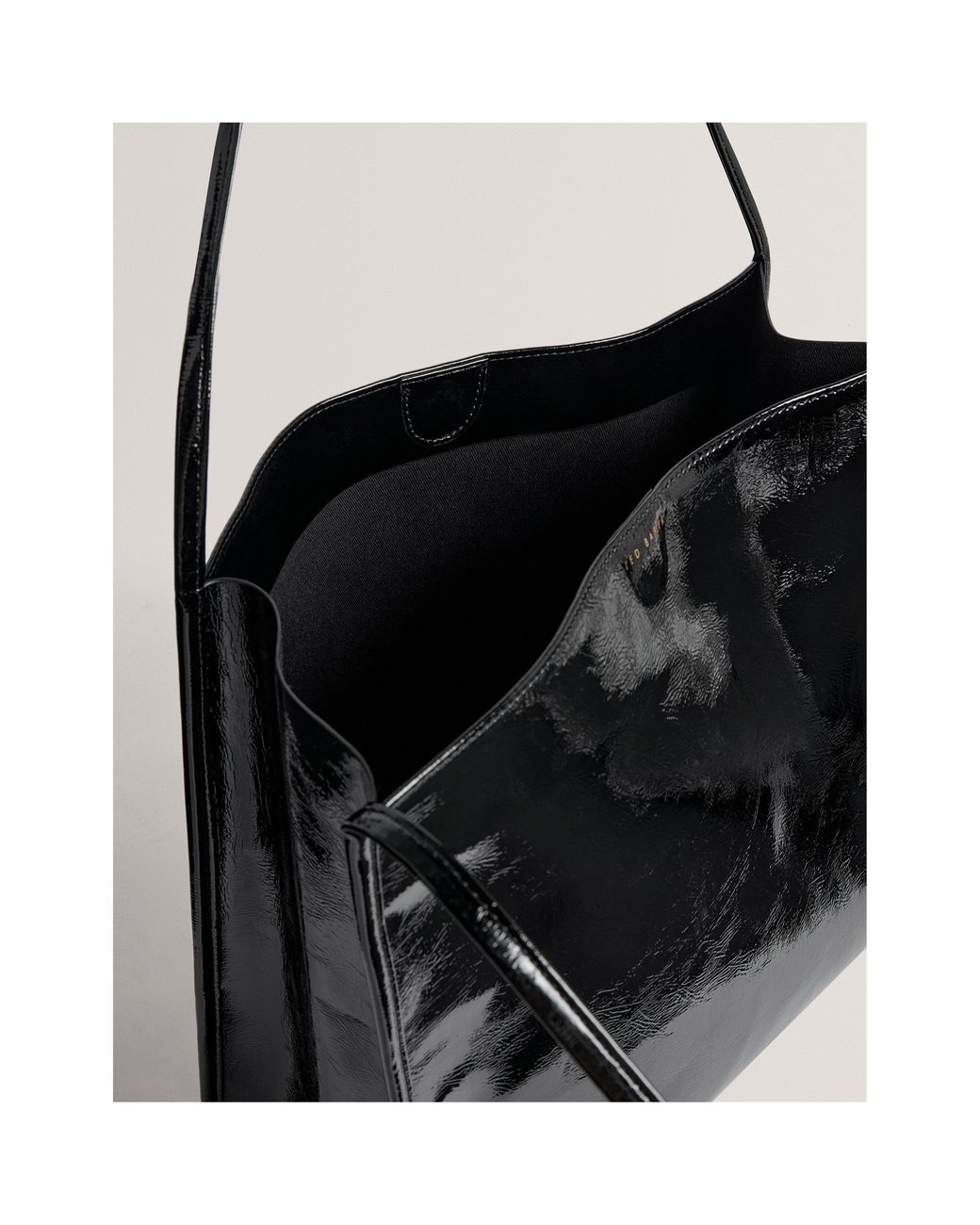Ted Baker Black Pu Tote Bag