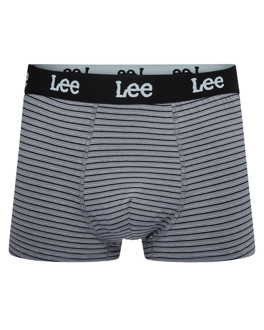 Lee Jeans Gray 3Pk Trunks Putney for men
