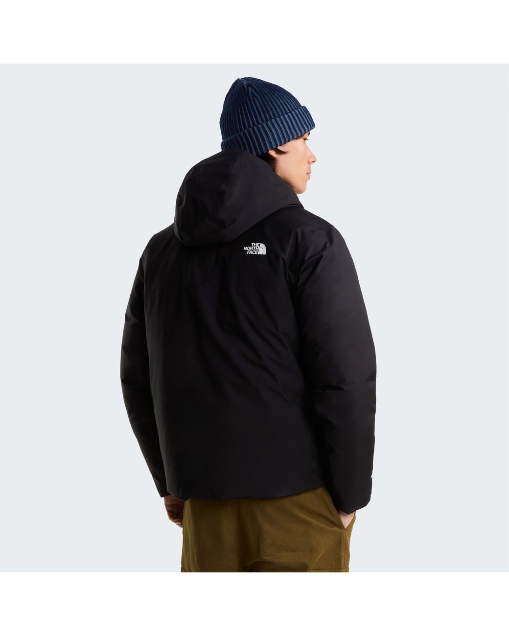 The North Face Black Mountain Range Down Hooded Jacket for men
