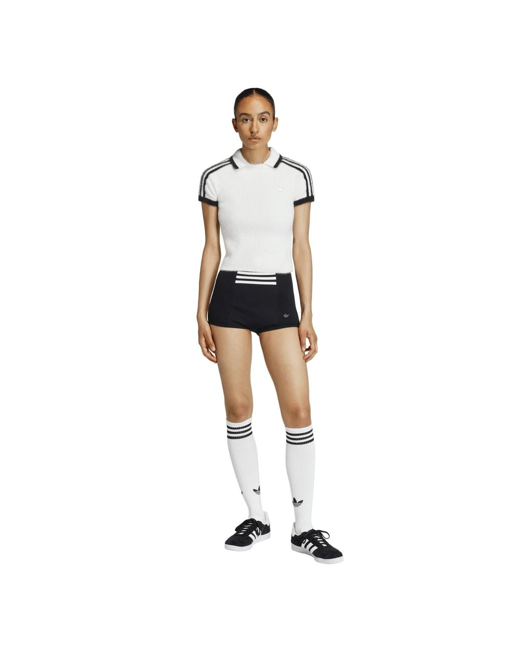 Adidas Originals White Short Sleeve Polo Shirt