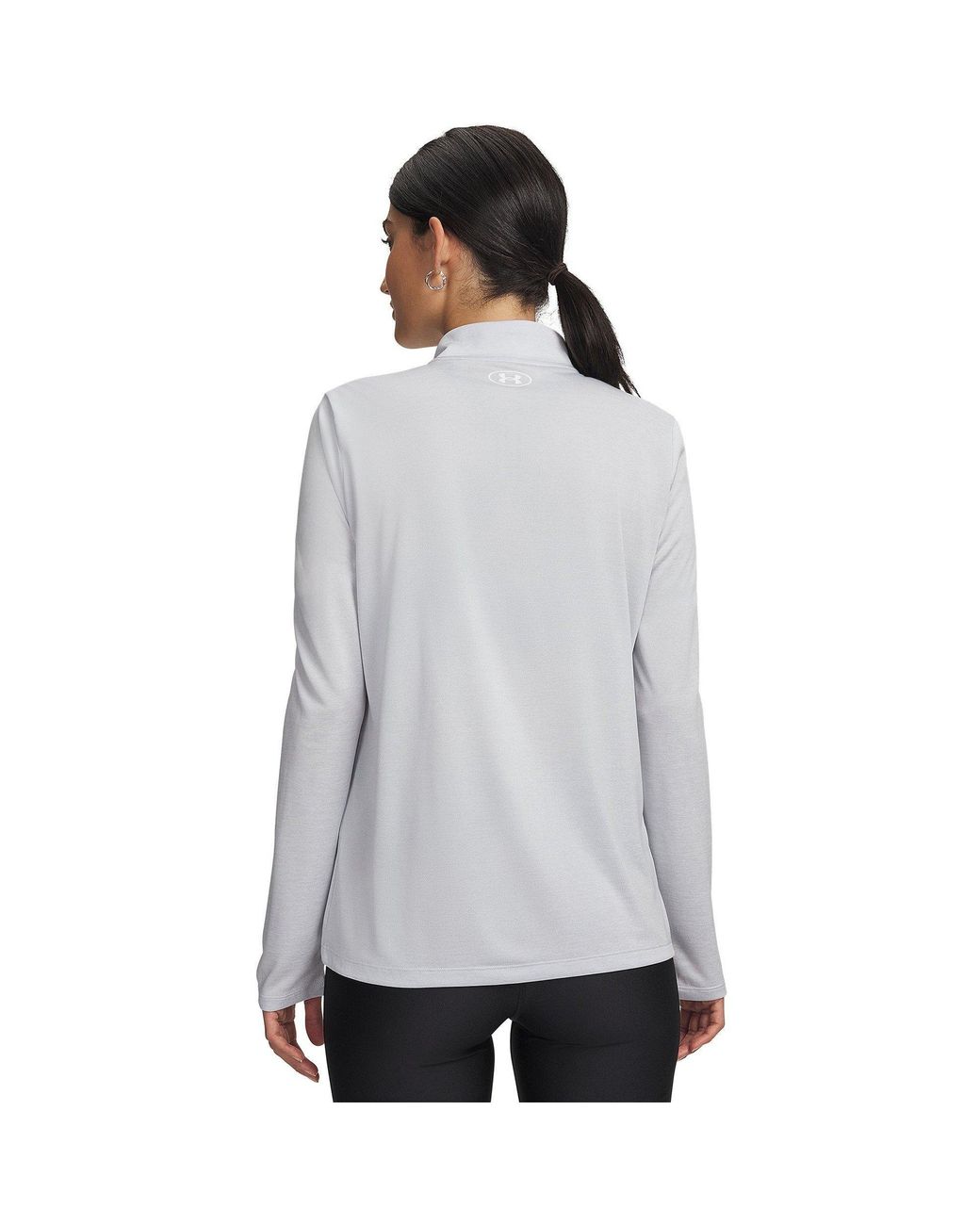 Under Armour Gray Tech Half Zip Top