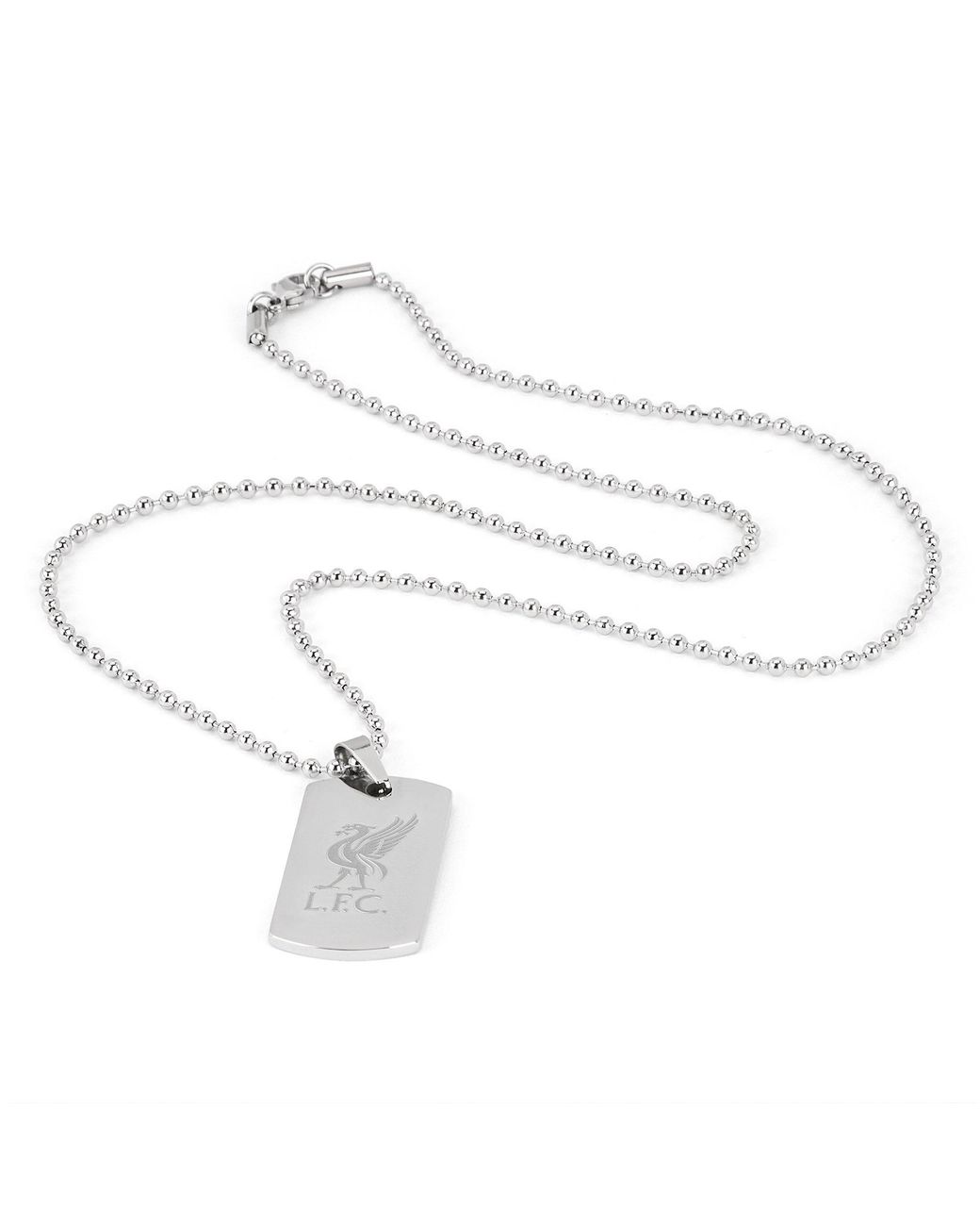 Team White Officially Licensed Stainless Steel Dog Tag And Ball Chain
