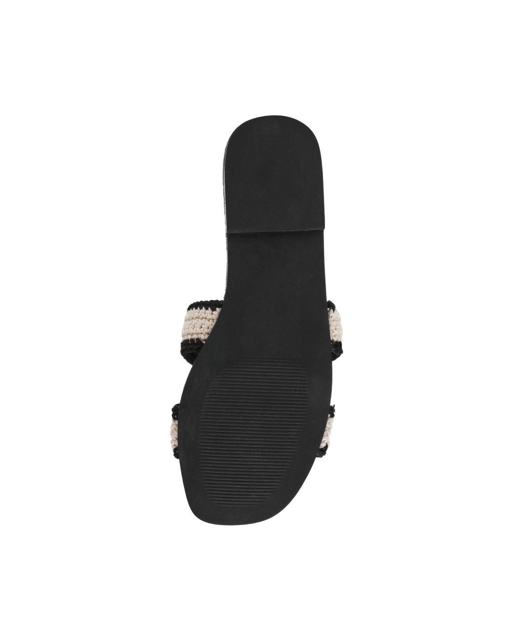 Steve Madden Black Flat Sandals