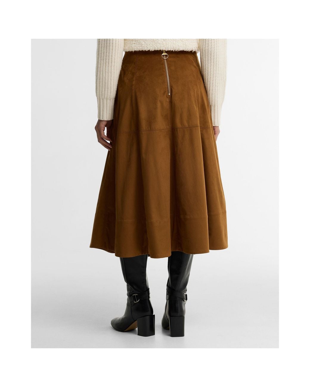 Barbour Brown B.Li Rothley Skirt Ld64