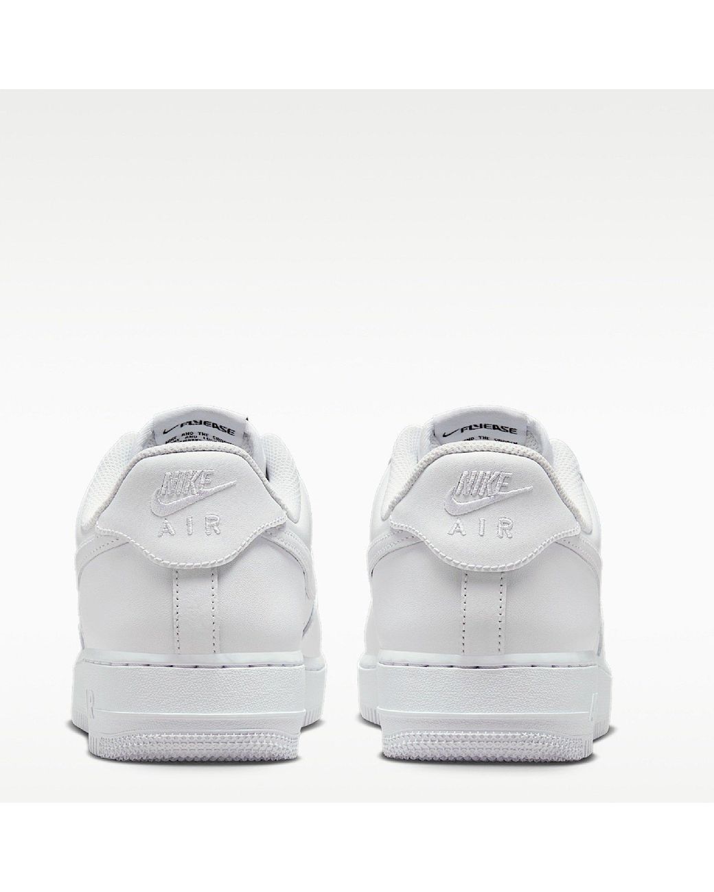 Nike White Air Force 1 07 Easyon Leather Trainers for men