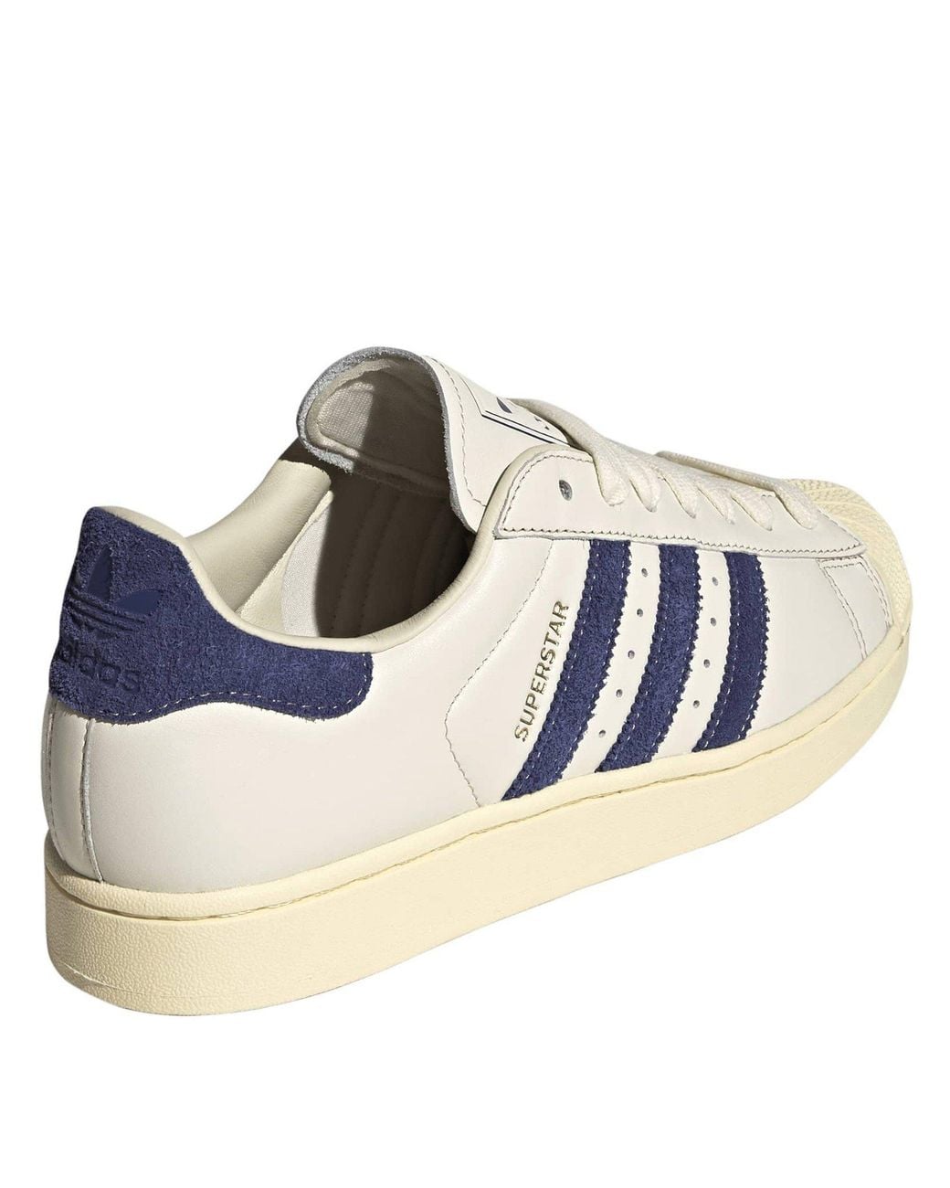 Adidas Originals Blue Superstar Ii Leather Low-Top Trainers