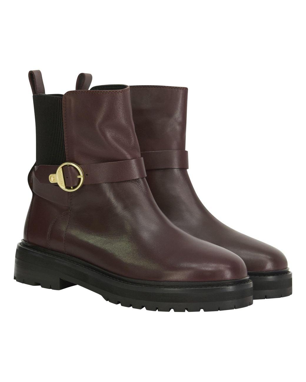 Barbour Brown Alexandra Modern Heritage Leather Chelsea Boots