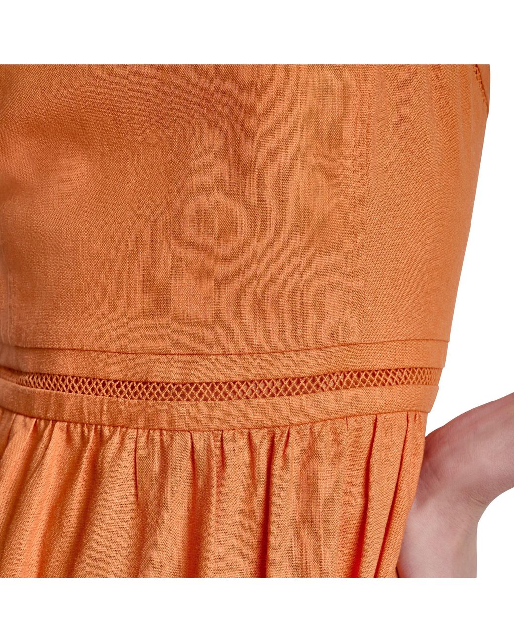 DKNY Orange Swing Dress