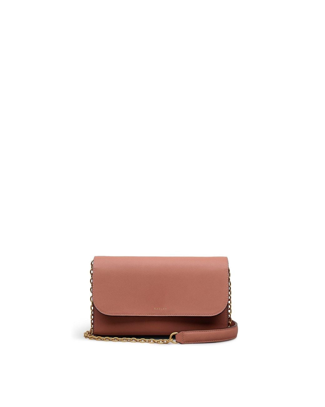 Radley Pink Lynton Road Leather Wallet On Chain