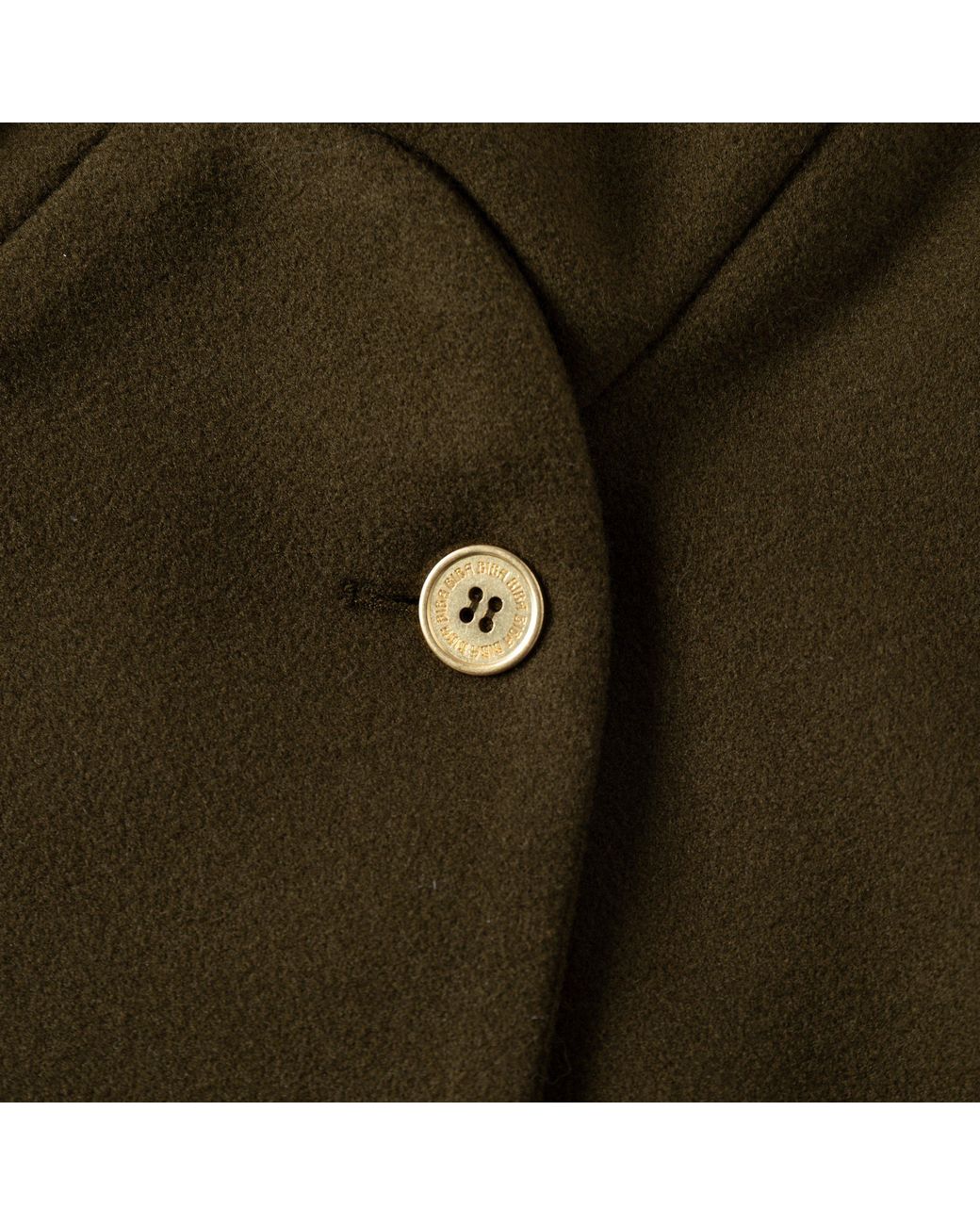 Biba Green Bobby Belted Long Sleeve Hip Length Pea Coat