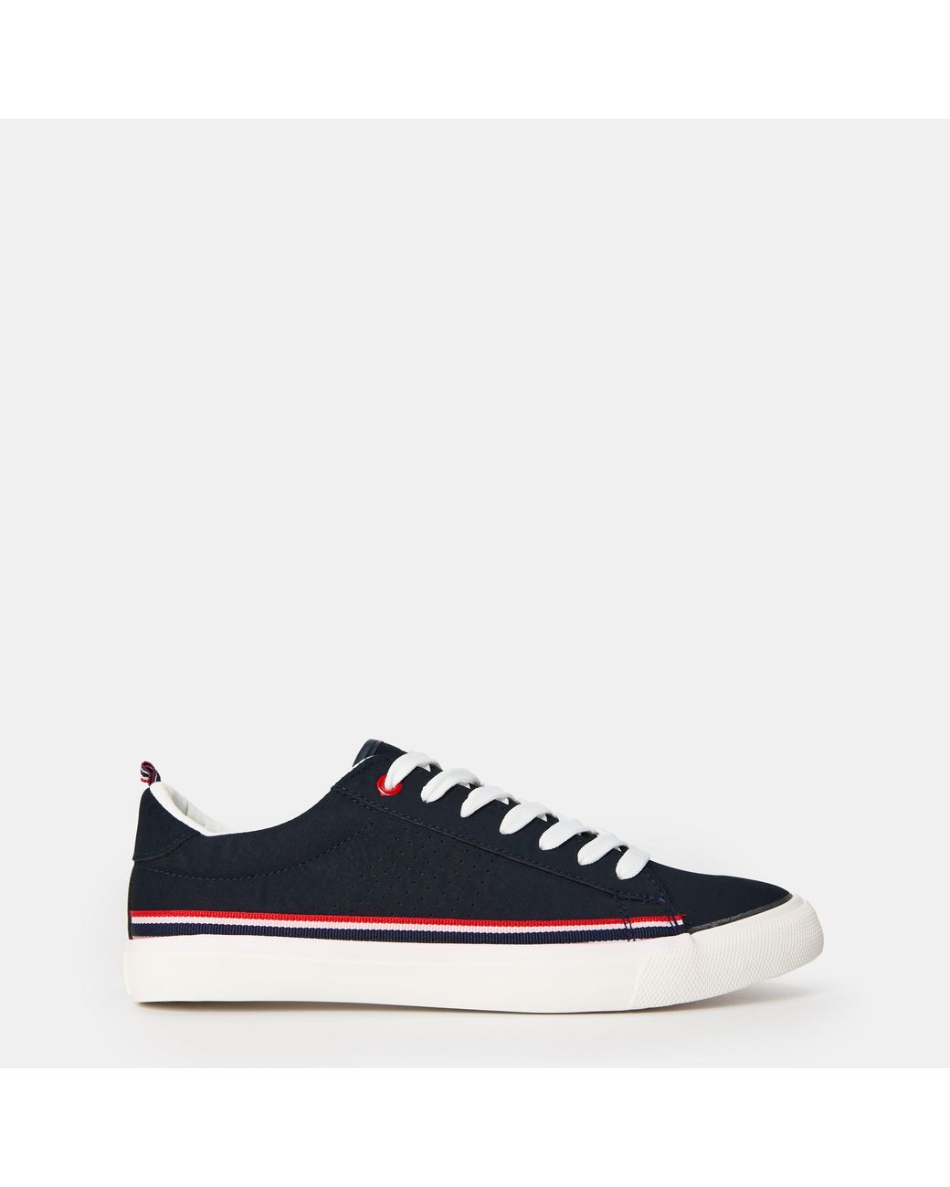 Regatta Blue Stripe Canvas Low Trainers for men