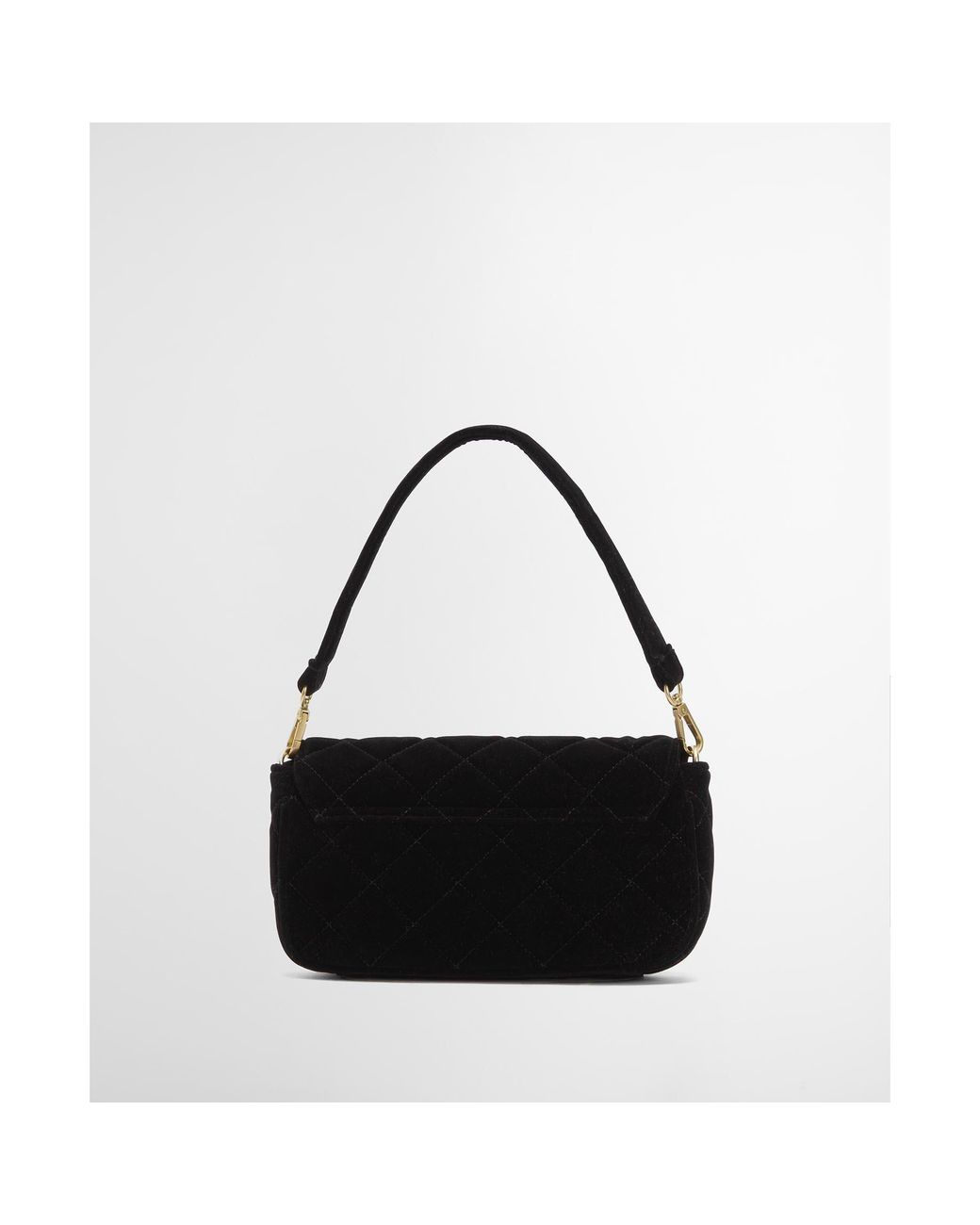 Barbour Black Quilted Mini Soho Crossbody Bag