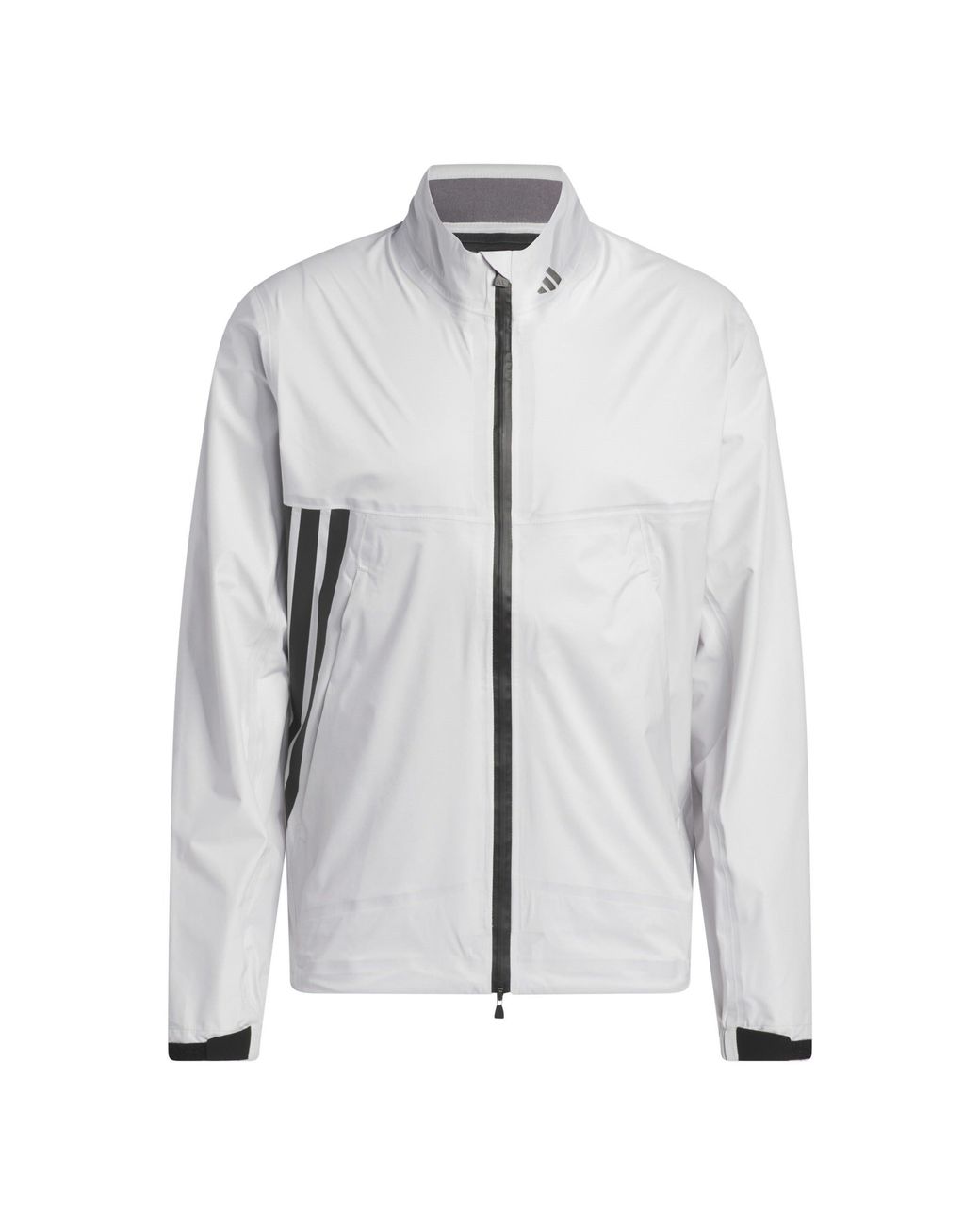 Adidas Gray Full-Zip Wind Rain Protection Performance Golf Jacket for men