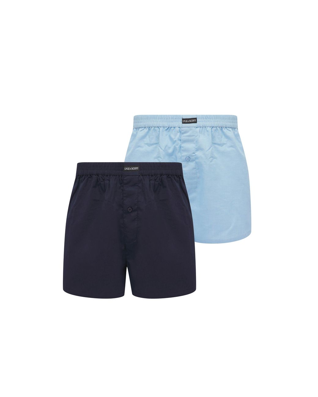 Lyle & Scott Blue Woven Boxer for men