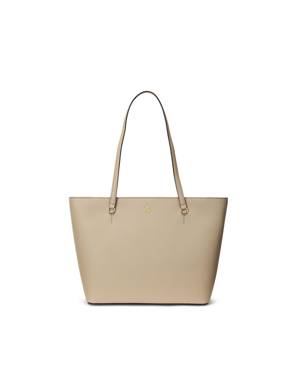 Ralph Lauren Natural Medium Karly Tote