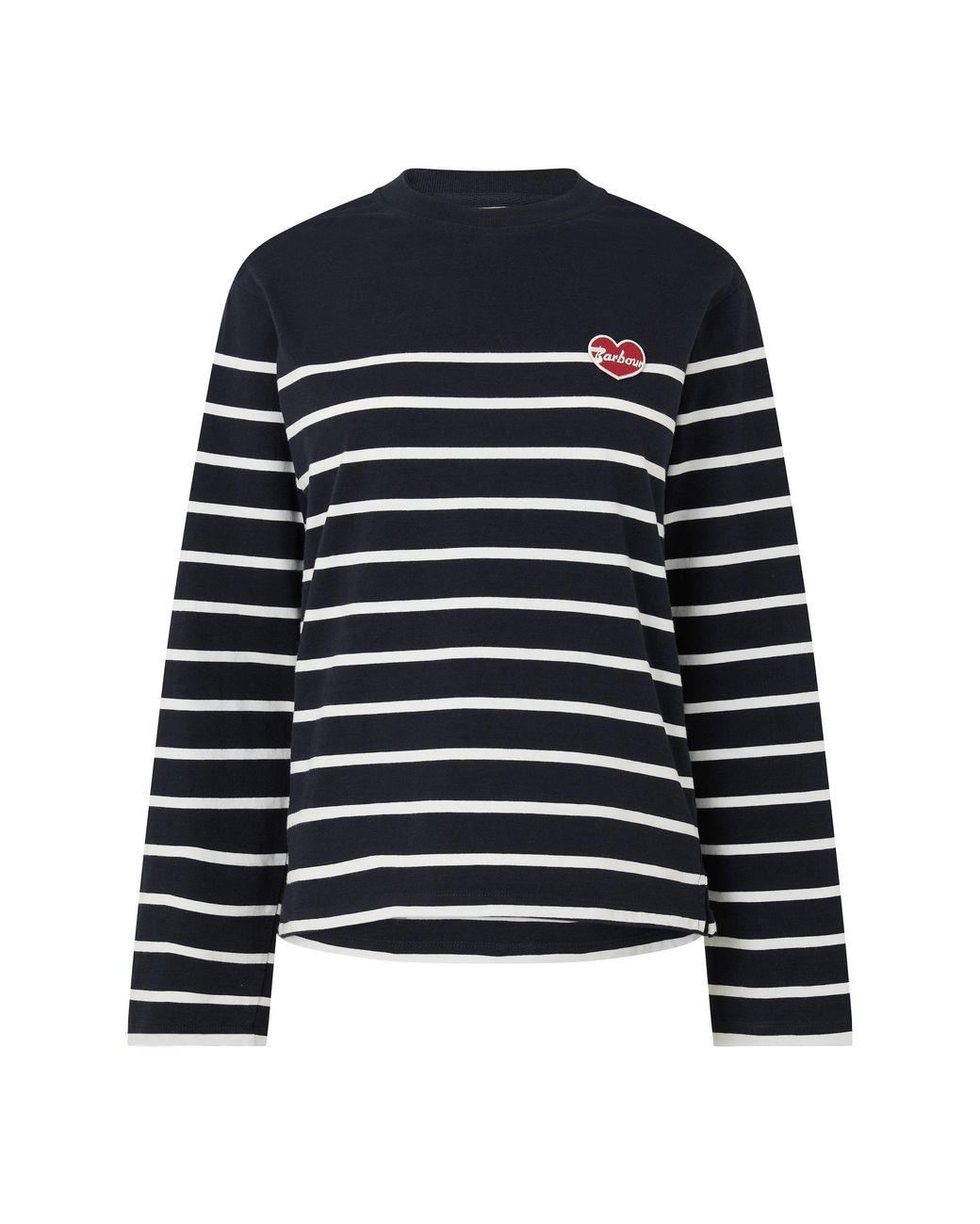 Barbour Black Harling Timeless Classics Cotton Long-Sleeve T-Shirt