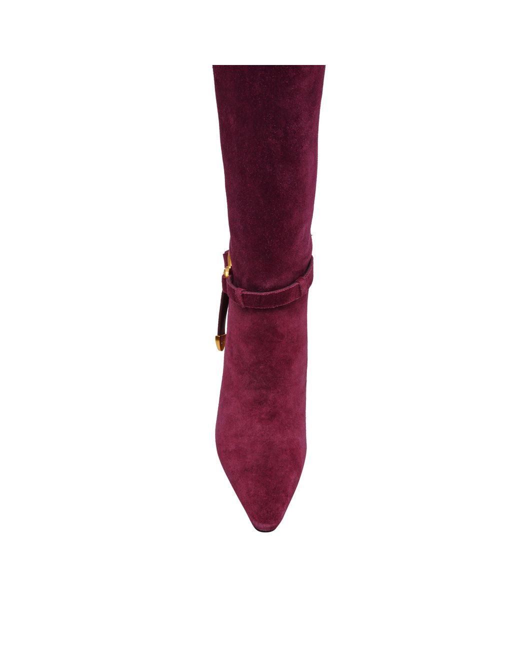 Steve Madden Red Sirrens Suede Knee-High Boots