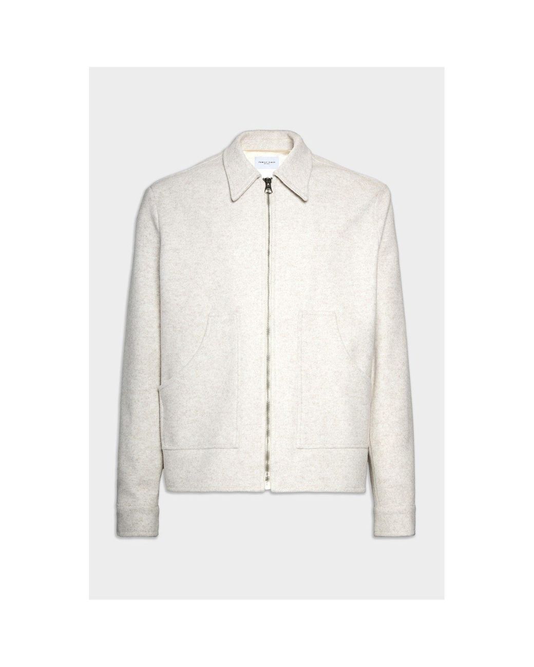 FAMILY FIRST White Overshirt for men
