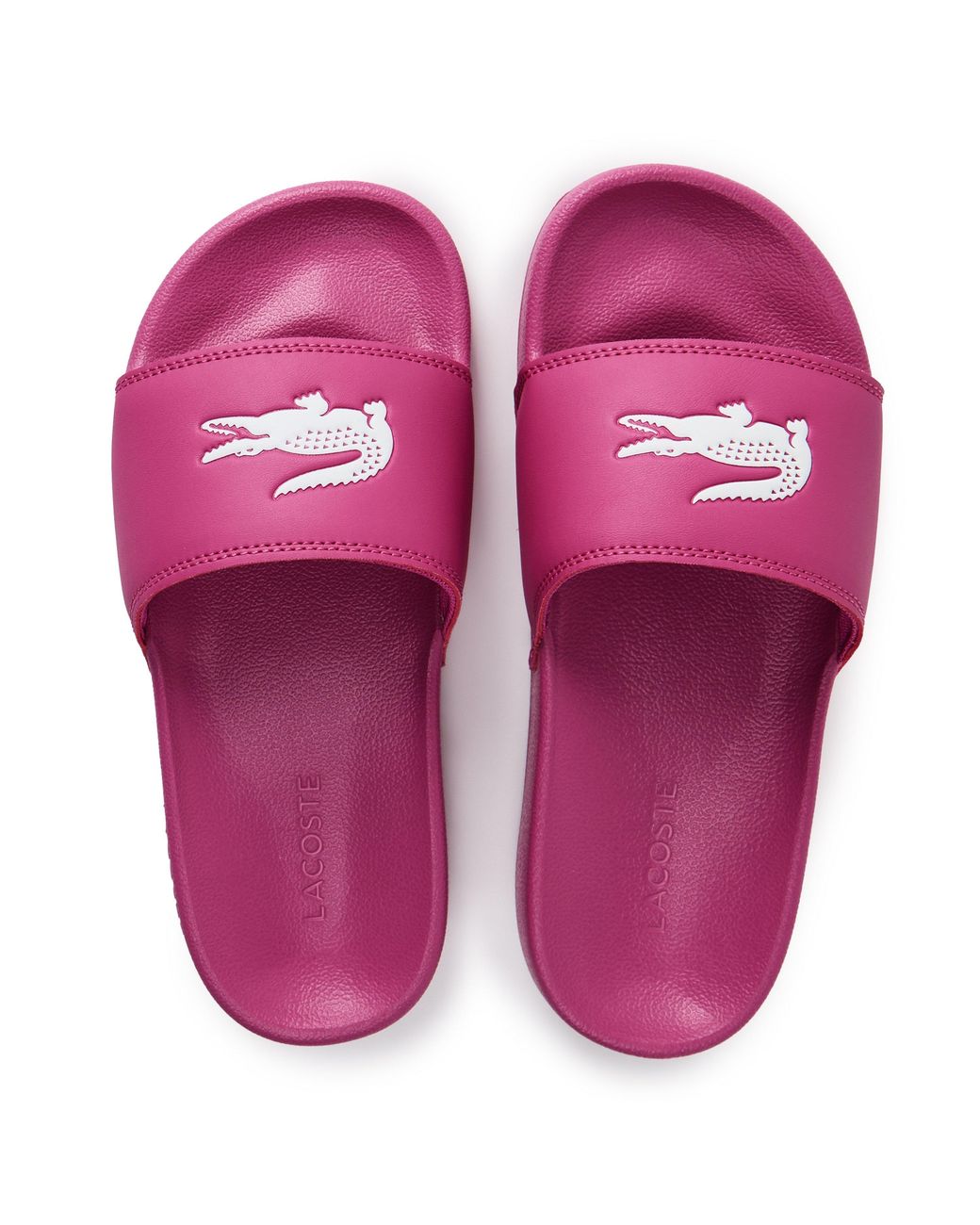 Lacoste Pink Serve Sliders