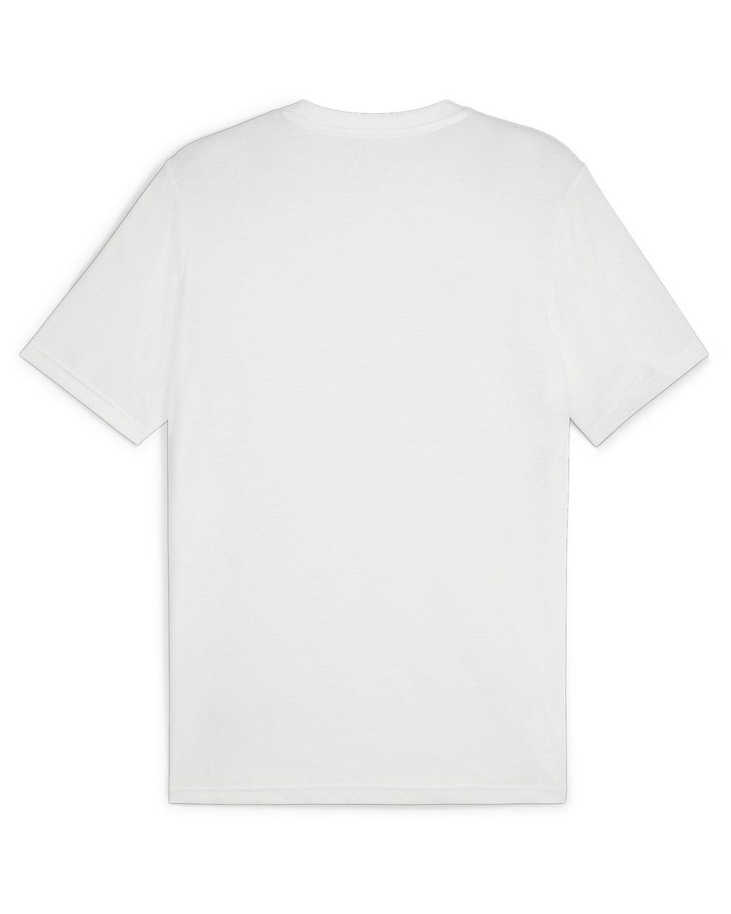PUMA White Teamfinal Casuals Regular Fit T-Shirt for men