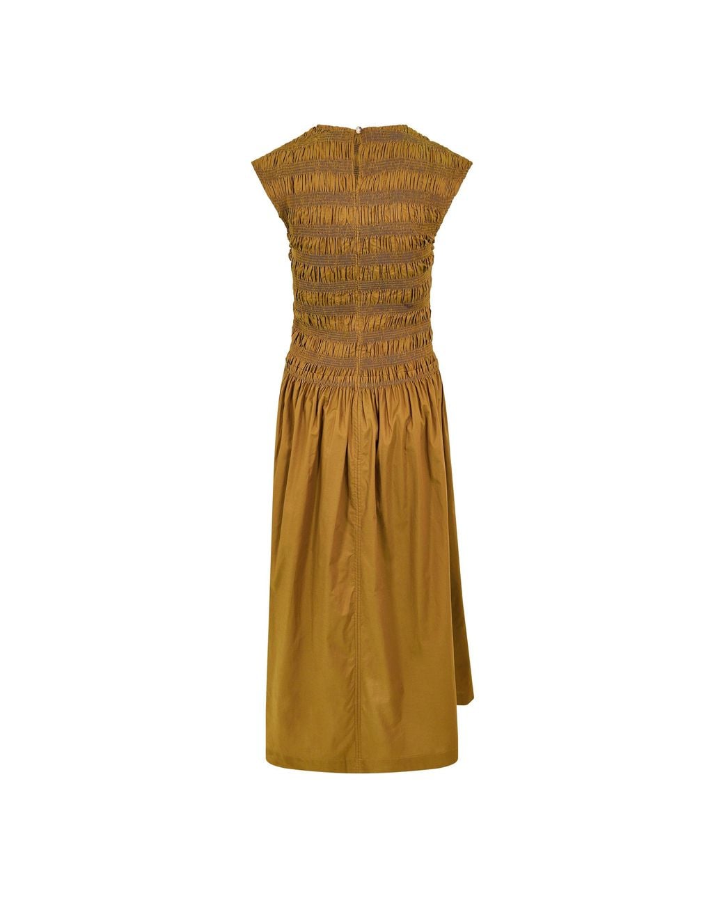 Faithfull The Brand Metallic Ale Midi A Line Dress