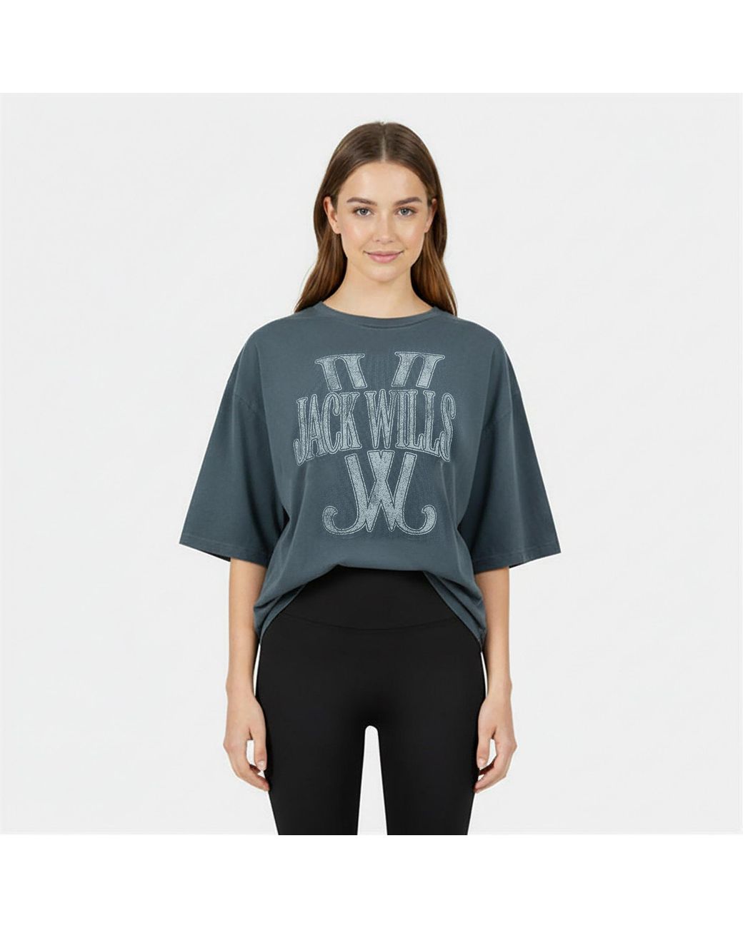 Jack Wills Blue Jw Laundered Regular Fit T-Shirt
