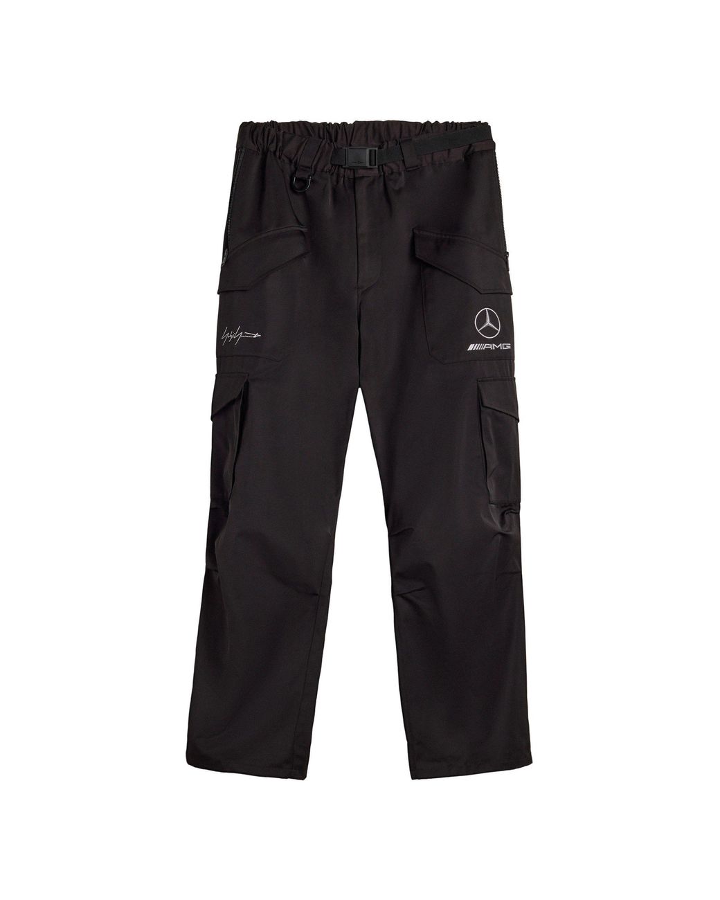 Y-3 Black Mercedes Cargo Trousers for men