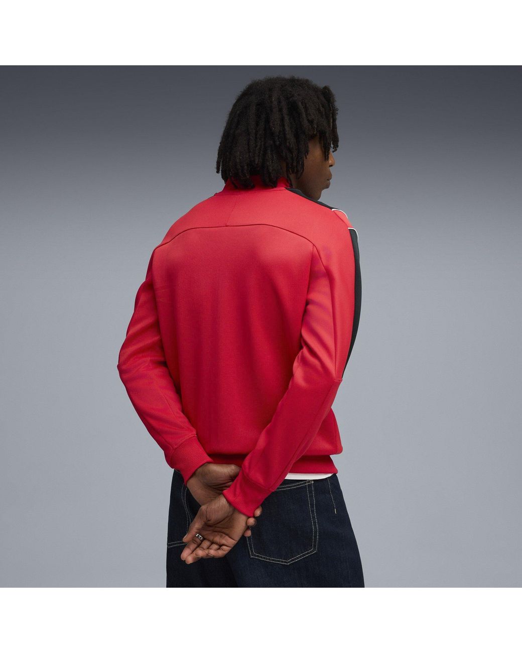 PUMA Red Ferrari Mt7 Track Jacket for men
