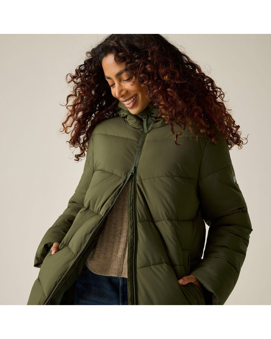 Regatta Green Yasira Waterproof Jacket
